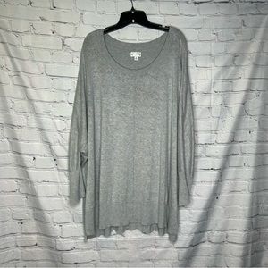 Wonderly Gray Sweater - Size 3X